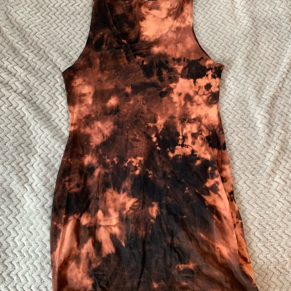 Garage dress Bleach Tie-dyed